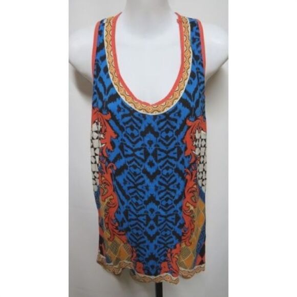 𝅺new Billy by Flying Tomato Boho Hi Low Top S - Picture 3 of 6